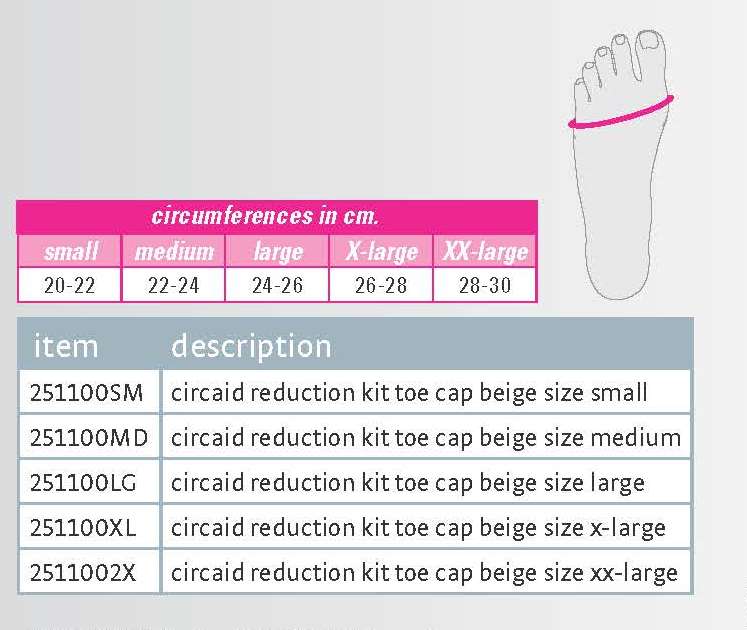 Medi Flat Knit Custom Compression Toe Cap